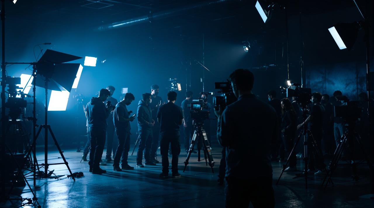 蓝莓视频制作现场